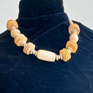 vintage bone necklace